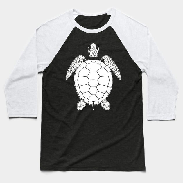 sea turtle Baseball T-Shirt by ElectricPeacock